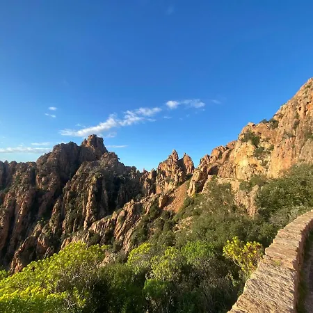 - Vue Et Village * Piana (Corsica)