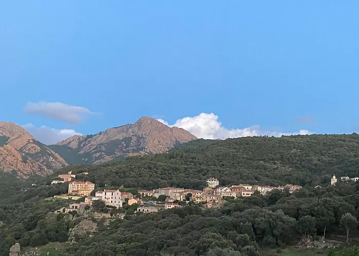 - Vue Et Village Piana (Corsica)